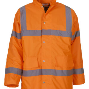 Hi-vis classic motorway jacket (HVP300) - Orange, S