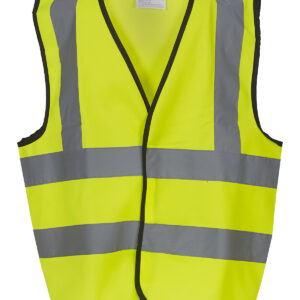 Kids hi-vis 2 b&b waistcoat (HVW100CH) - Yellow, S