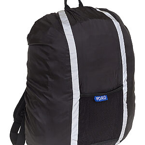 Hi-vis rucksack cover (HVW068) - Black, One size
