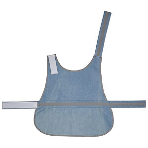 Hi-vis dog vest (HVDW15) - Washed Denim, S