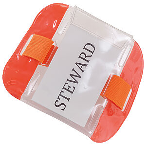 ID armbands (ID03) - Fluorescent Orange, One size