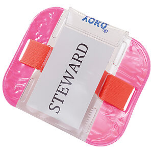 ID armbands (ID03) - Fluorescent Pink, One size
