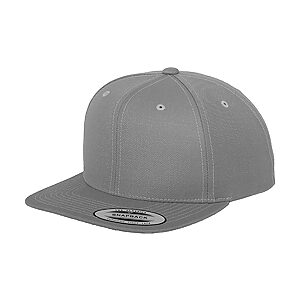 The classic snapback (6089M) - Heather Grey, One size
