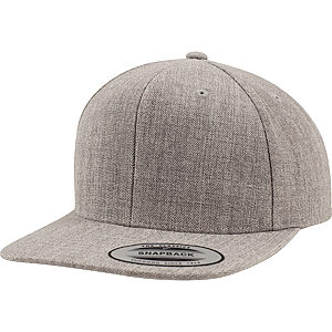 The classic snapback (6089M) - Heather/Heather, One size