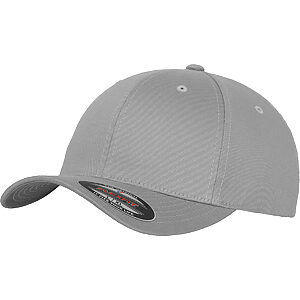 Flexfit fitted baseball cap (6277) - Silver, S/M