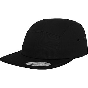 Classic 5-panel jockey cap (7005) - Black, One size