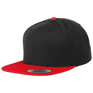 Varsity snapback (6089MT) - Black/Red, One size