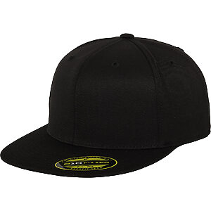 Premium 210 fitted cap (6210) - Black, S/M