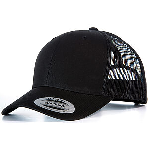 Retro trucker cap (6606) - Black* Black, One size