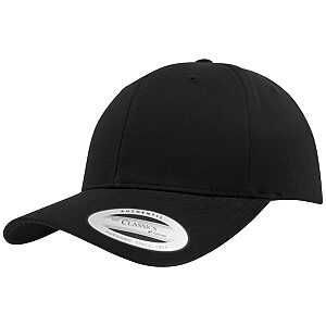 Curved classic snapback (7706)(7706) - Black, One size