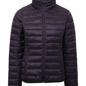 Women's terrain padded jacket - Aubergine, XS