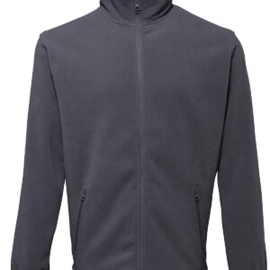 Full-zip fleece - Charcoal, XS