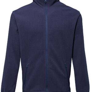 Full-zip fleece - Navy, XS
