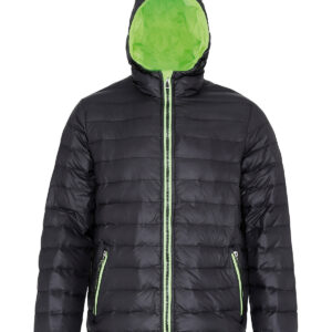 Padded jacket - Black/Lime, XS