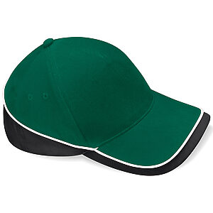 Teamwear competition cap - Bottle/Black/White, One size