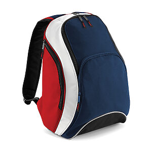 Teamwear backpack - French Navy/Classic Red/White, One size