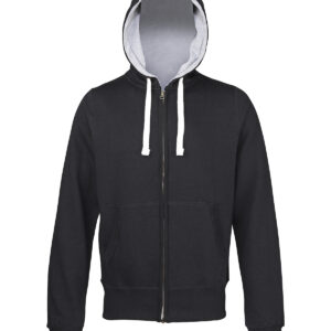 Chunky zoodie - Jet Black (Grey inner), S