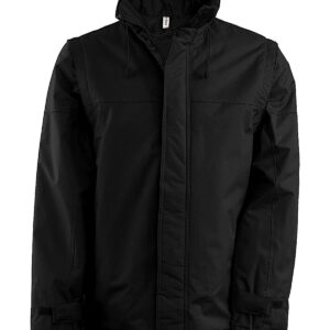 Detachable-sleeved blouson jacket - Black* Black, S