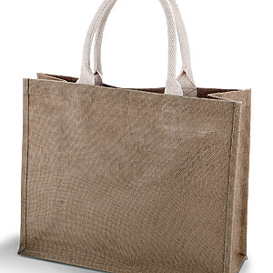 Jute beach bag. - Cappuccino, One size