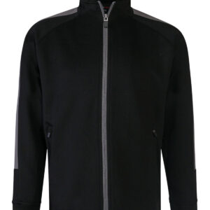 Kids knitted tracksuit top - Black/Gunmetal Grey, 3/4 Yrs