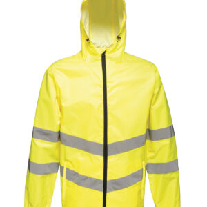 High-vis pro pack-away jacket - Yellow, S