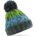 Junior corkscrew pom pom beanie