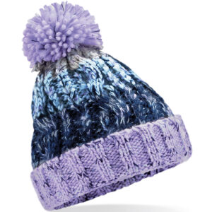 Junior corkscrew pom pom beanie - Lavender Fizz, Junior