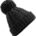 Cable knit melange beanie
