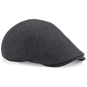 Melton wool ivy cap - Charcoal Marl, One size