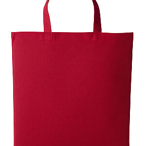 Cotton shopper short handle - Fire Red, One size