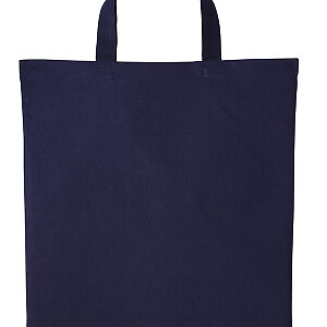 Cotton shopper short handle - French Dark Navy, One size