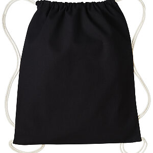 Gymsac with cords - Black/Natural, One size