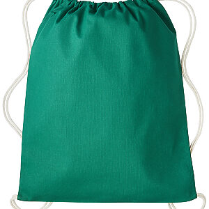 Gymsac with cords - Bottle Green/Natural, One size