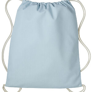 Gymsac with cords - Pastel Blue/Natural, One size