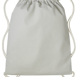 Gymsac with cords - Pastel Grey/Natural, One size