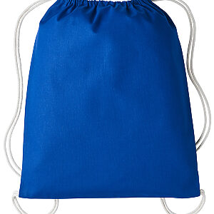 Gymsac with cords - Royal/Natural, One size