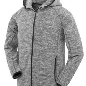 Microfleece hoodi - Grey/Black, S