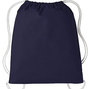 Gymsac with cords - French Dark Navy/Natural, One size