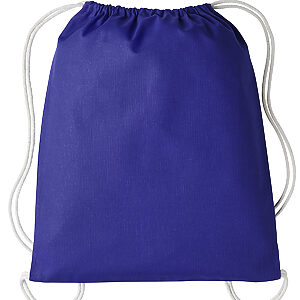 Gymsac with cords - Purple/Natural, One size