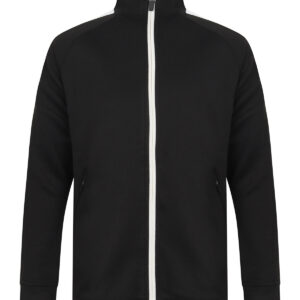 Kids knitted tracksuit top - Black White, 3/4 Yrs