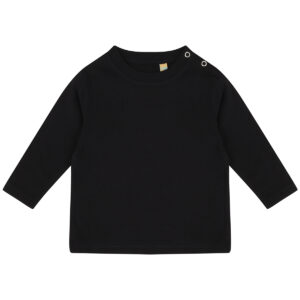 Long-sleeved t-shirt - Black, 0/6 Months