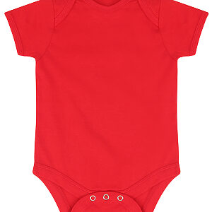 Essential short-sleeved bodysuit - Red, 0/3 Months