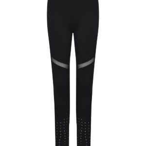 Women's panelled leggings - Black, XS
