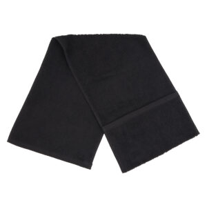Luxury range pocket gym towel - Black, One size