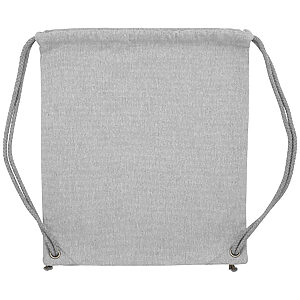 Woven gym bag (STAU763) - Heather Grey, One size