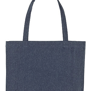 Woven shopping bag (STAU762) - Midnight Blue, One size