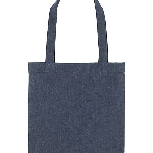 Woven tote bag (STAU760) - Midnight Blue, One size