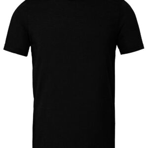 Unisex sueded tee - Black Heather, XS