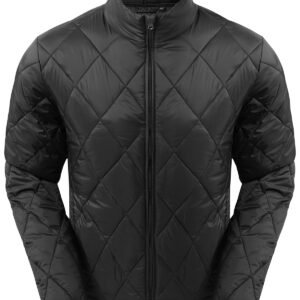 Diamond pane padded Jacket - Black, S