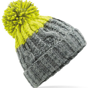 Apres beanie - Light Grey/Citron, One size